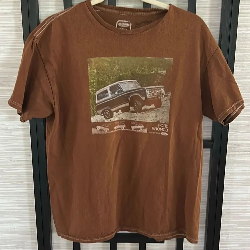 Vintage Ford bronco brown graphic T-shirt m